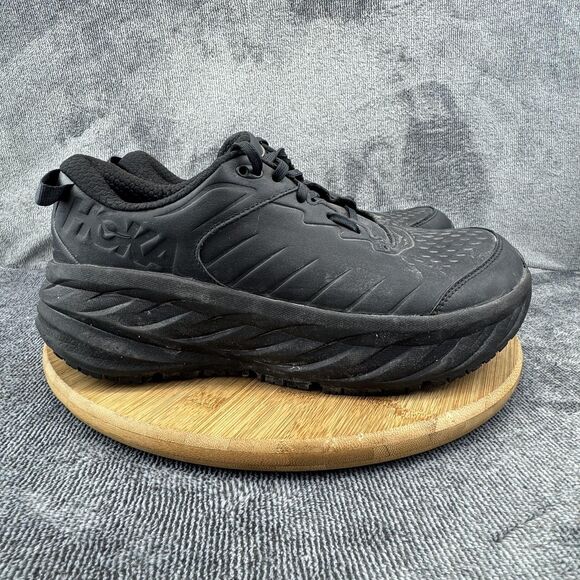 Hoka One One Shoes Womens Size 11 Black Bondi SR Slip Resistant Nursing - Picture 1 of 10
